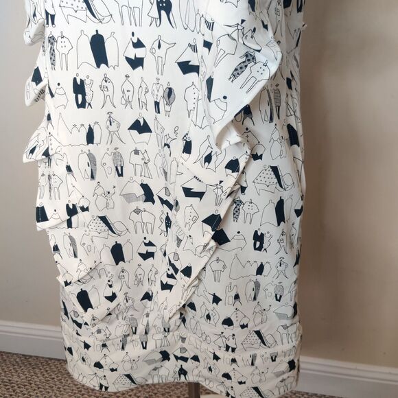 Diana Vapsve Lithuania Dress Graphic Print Art to Wear - Picture 7 of 14